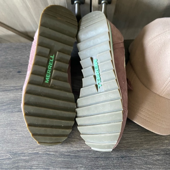 Merrell Alpine Sport Women’s Off White Burlwood Sneaker Size 9 and CC Ball Cap - Picture 7 of 14